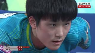 Tomokazu Harimoto vs Shunsuke Togami  FINAL  2024 All Japan Championships [upl. by Omrelliug]