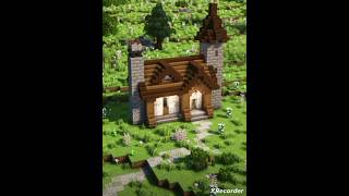 How to build a rustic diorite house in Minecraft minecraftbuilds minecraftbuilding [upl. by Nevsa]