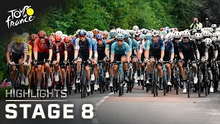 Tour de France 2024 Stage 8  EXTENDED HIGHLIGHTS  762024  Cycling on NBC Sports [upl. by Keheley]