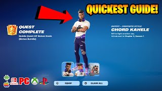 How To Get Chord Kahele Skin FREE In Fortnite Unlocked LEGO Chord Kahele Style Free Mobile Skin [upl. by Joanne]