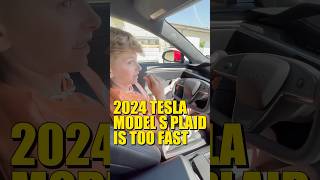 2024 Tesla Model S Plaid 060 Is Too Fast tesla fastcars shorts electriccars [upl. by Aihtnyc935]