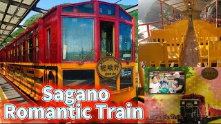 SAGANO ROMANTIC TRAIN KYOTO JAPAN 嵯峨野観光鉄道  SAGANO SCENIC RAILWAYSAGANO TOROKKO  KYOTO TRIP 2022 [upl. by Tneciv653]