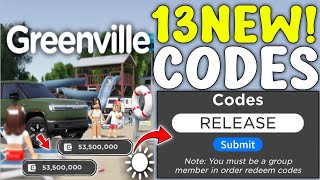 ⚠️New CODES⚠️GREENVILLE ROBLOX CODES SEPTEMBER 2024  GREENVILLE CODES 2024 [upl. by Tneciv159]