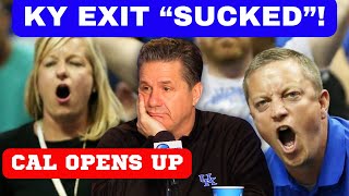 KY EXIT quotSUCKEDquot FOR CAL KENTUCKY BASKETBALL TENNESSEE BASKETBALL ARKANSAS BASKETBALL CALIPARI [upl. by Aisatsanna972]