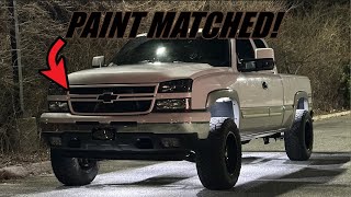 AT HOME PAINT MATCH  Paint matching my cateye silverado grille [upl. by Enelloc591]