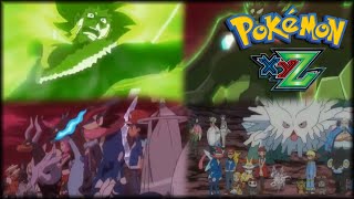 POKÉMON XYZ CAPITULO 42 Y 43 ¡ZYGARDE PERFECTO ¡ASH Y ALAIN SALVAN KALOS  Review [upl. by Griz]