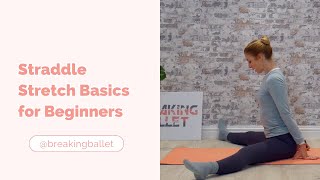 Straddle Stretch Basics for Beginners [upl. by Lokcin]