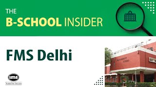 How To Get Into FMS Delhi  The BSchool Insider  IMS CAT Prep [upl. by Skcirdnek]