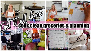 NEW GET IT ALL DONE COOK CLEAN GROCERY HAUL PLAN WITH ME amp MORE TIFFANI BEASTON HOMEMAKING 2024 [upl. by Naoh878]