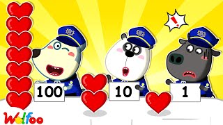 Wolfoo Which Police Is Most Loved 100 Layers of Love  Funny Stories for Kids  Wolfoo Channel [upl. by Petra]