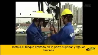 Tutorial instalación Andamio Colgante Eléctrico  Arco Maquinarias Alquiler y Ventas SA [upl. by Barren]