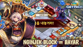 Gameplay Yomra  Nginjek Blok auto bayar   Lets Get Rich [upl. by Bloem]