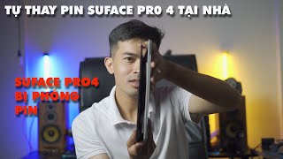 Thay pin suface pro 4  Surface pro 4  battery replacement [upl. by Rehposirhc461]