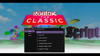 NEW 🔰ROBLOX THE CLASSIC SCRIPT🔰  Roblox the classic event script [upl. by Herta]