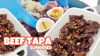 SUN DRIED BEEF TAPA  Easy recipe [upl. by Fisken632]