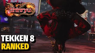 Feng Wei TIIIIYAHs His Way To ShinRyu  TEKKEN 8 RANKED [upl. by Einnov]