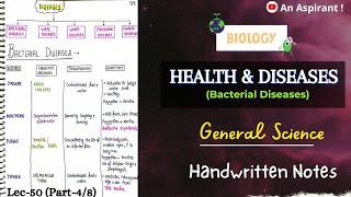 Bacterial DiseasesHealth amp DiseasesUnit11Part4  Biology  General Science  Lec50 [upl. by Eilema]