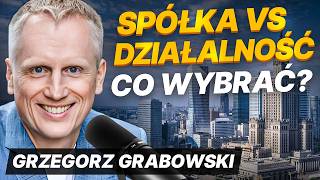 Spółka z oo czy JDG Co się bardziej opłaca PODATKI  Grzegorz Grabowski [upl. by Caz432]