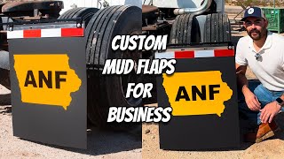 Custom Mud Flaps For Business  SemiTruck Trailer Work Truck Make Your Own Mud Flaps [upl. by Konyn]