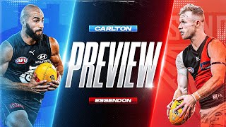 Preview  Carlton v Essendon  AFL Round 13 2022 [upl. by Emmalynne]