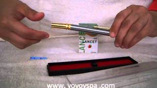 How to use Stainless Steel Blood Lancet Pen  Yoyoy Kamphora Spa [upl. by Laeria]