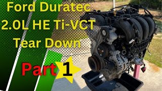 Ford Duratec 20L HE TiVCT Engine  Tear Down  Part 1 [upl. by Reppiks]