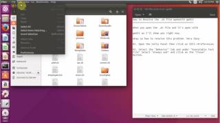 How to Resolve sh or executable file open with gedit problem in ubuntuLinux [upl. by Dranoel]