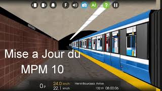 Métro de Montréal Mise a jour du MPM 10 [upl. by Nyvlem818]