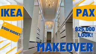 IKEA PAX CLOSET MAKEOVER [upl. by Stirling434]