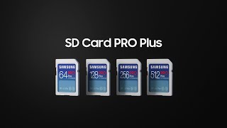 SD Card PRO Plus Feature highlight  Samsung [upl. by Lula]