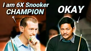 Snooker Player Thinks He CAN OUTPLAY The Pool Legend EFREN REYES [upl. by Aniaj]