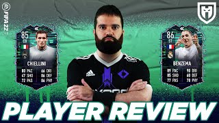 BENZEMA 86 E CHIELLINI 85 FLASHBACK  FIFA 22 PLAYERS REVIEW [upl. by Rusty]