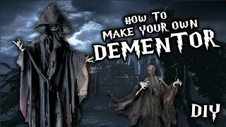 HOW TO MAKE A DEMENTOR  HARRY POTTER DIY [upl. by Galan637]