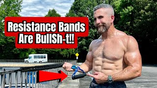 4 Killer Resistance Band Moves for World Class Abs [upl. by Akenat107]