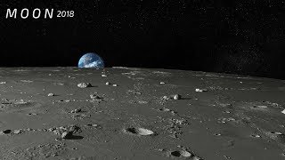 Moon  Close Up View  Real Sound HD [upl. by Atnim]