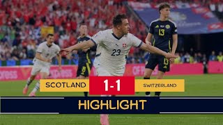 Scotland vs Switzerland 11 Extended Highlights  Euro 2024 Highlights [upl. by Dewhirst]