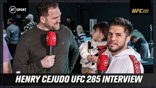 BABY CEJUDO IN THE HOUSE 😅 Henry Cejudo caught up with the gang at the UFC285 WeighIn Show ⚖️ [upl. by Ahsatan]