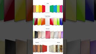 Aluminum composite panel Alucobond with different color [upl. by Sowell122]