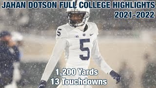 Jahan Dotson Full 20212022 College Football Highlights  Penn State Wide Receiver [upl. by Ahsienel99]