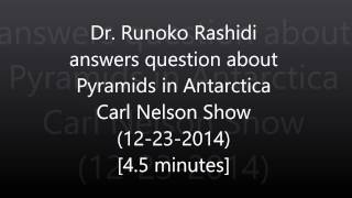 Dr Runoko Rashidi answers question about Pyramids in Antarctica [upl. by Eddy]