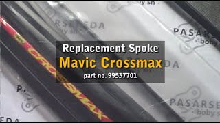 Replacement Spokes Mavic Crossmax part no 99537701 [upl. by Hahsia]