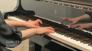 Gurlitt  Der erste Vortrag Op21031 Scherzo ／ グルリット：「こども音楽会」Op210 31 スケルツォ [upl. by Ahseiyn]