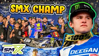 Haiden Deegan Wins The Worlds First SuperMotocross Championship 500K Prize LA Coliseum 23 [upl. by Emolas]