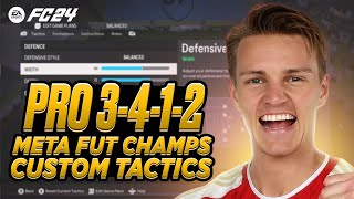 🚨UPDATED🚨 3421 META CUSTOM TACTICS  INSTRUCTIONS FC 24 [upl. by Ydissac]