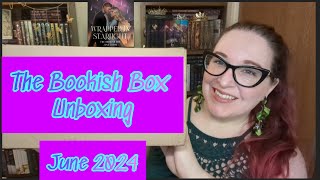 The Bookish Box June 2024 Wrapped in Starlight 🌠 The Bookish Box Unboxing [upl. by Nnaasil]