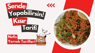 Pratik ve Lezzetli Köfte Kısır Tarifi Nasıl Yapılır  Evde Yemek Tarifleri [upl. by Adyaj460]