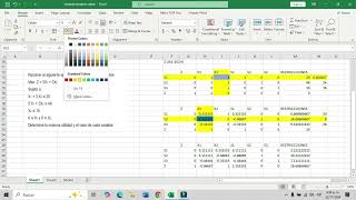 Como Maximizar Funciones con el Metodo SIMPLEX y SOLVER en EXCEL Tutorial Paso a Paso [upl. by Rayham]