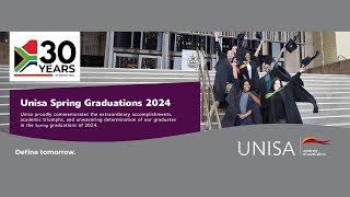 2024 Unisa Spring Graduation  02 October 2024 0900 AM Ceremony [upl. by Idyak364]