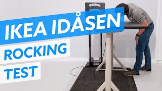 WobbleMeter Rocking Deflection Stability Tests For IKEA Idasen Desk [upl. by Hillery650]