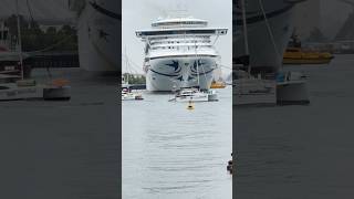 Cruise boat leaving white bay terminal in Sydney Australia [upl. by Valerlan]